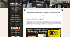Desktop Screenshot of angelopizzerie.com